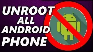 how to unroot android device 2016 (NO PC)!