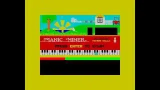 Manic MIner Start Screen
