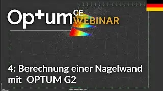Beispiel 4 - Berechnung einer Nagelwand mit OPTUM G2