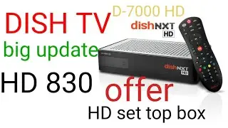 Dish TV ka HD set top box (D-7000 HD)डिश टीवी का एचडी सेट टॉप बॉक्स