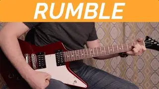Rumble - Link Wray Guitar Cover