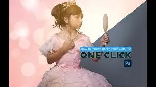 How to remove background in photoshop with just ONE CLICK!