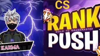 Grand Master Rank Push In CS Rank | CS Rank Push | Free Fire Live 🛑 #karmarbl