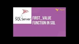 First Value function in SQL