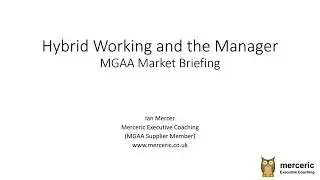 Hybrid Working and the Manager