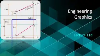 Projection of Lines| SOLVED QUESTION| Engineering Graphics - Lecture 11d