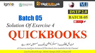 quickbooks exercise 4 batch 05