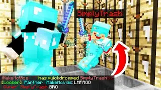 I TRAPPED THE OWNER ON HIS OWN MINECRAFT SERVER (LIVING IN A LOCKER)