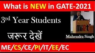 What is NEW in GATE-2021| Change in Pattern & Syllabus | IIT BOMBAY | GATEWAYS CLASSES