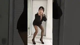 Male to Female realistic mask doll silicone face & torso, cleavage, dancing, high heels removal !