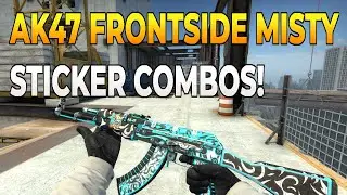 CS:GO - AK-47 Frontside Misty Sticker Combinations!