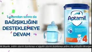 Aptamil Çocuk Devam Sütleri - 1 Yaşından Sonra da Bağışıklığını Desteklemeye Devam– 1 Yaş Doğum Günü
