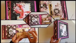 #scrapbook Mintay glam rock /présentation album Mintay glam rock/álbum scrapbooking mintay glam rock