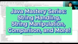 Java Mastery Series: String Handling  | String Manipulation, Comparison, and More!