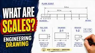 What is a Scale of a drawing | Theory of Scales in Engineering Drawing | 6.0