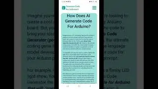 Automate Your Arduino Projects with Duino Code Generator | AI-Powered Code Creation, AI tool review