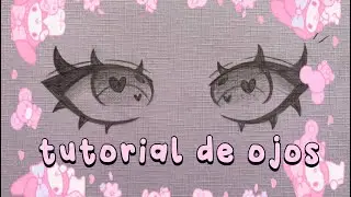 tutorial como dibujar ojos paso a paso 🍓