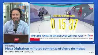 Mesa Digital EN VIVO Comienza el cierre de mesas de las Elecciones 2024