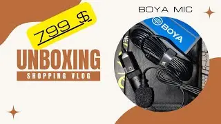 Unboxing New Boya Mic 🎤 first Time  In YouTube Channel This Video Vary like!@RohitYouTube