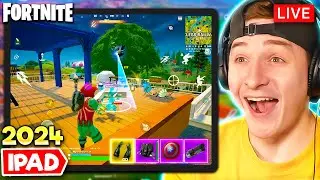 🔴 FORTNITE MOBILE ON M4 IPAD PRO! WYNNSANITY LIVE