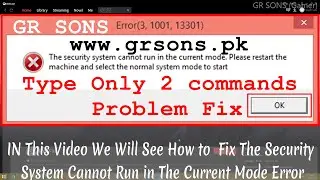 How to fix The security system cannot run in the current mode error | gameloop error | Eng subtitles