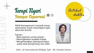 Terapi Nyeri Tanpa Operasi? RS Husada Utama Surabaya