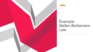 Example Stefan Boltzmann Law