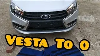 LADA VESTA 2022 AVTOVAZ ANSWERED! OIL CHANGE (0th TO)