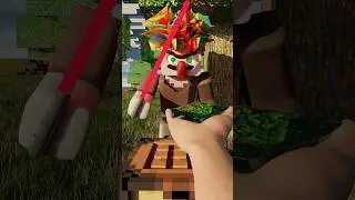 Minecraft RTX: LIGHTSABER Craft #shorts