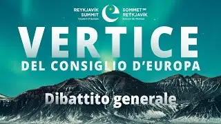 Council of Europe Summit - General Debate (Italian)