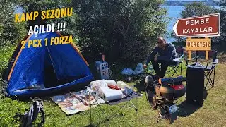 PCX 125&FORZA 250 KEFKEN KAMP (PEMPE KAYALIKLAR)!!