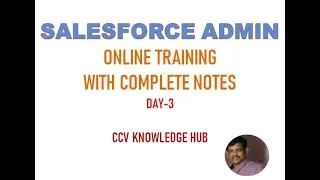Salesforce Admin-Online Training Day-3