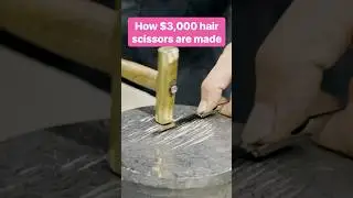 This is how Naruto Scissors in Japan makes $3,000 hair scissors. #hair #scissors #expensive