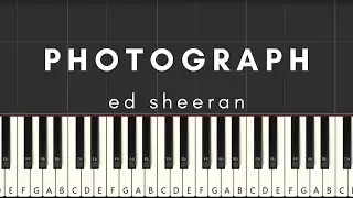 Ed Sheeran - Photograph | Piano Tutorial