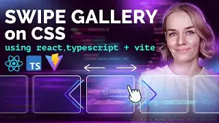 Swipe gallery on clear CSS — 😎 with react, typescript, vitejs