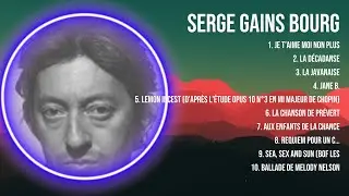 S e r g e   G a i n s   b o u r g  ~ Anos 70's, 80's ~ Grandes Sucessos ~ Flashback Romantico Música