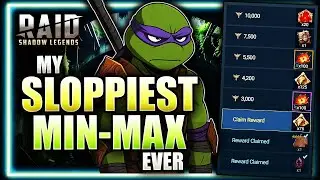 This Was NOT the Plan… My Messiest Min-Max Ever! ⚡ Champ Chase ⁂ Raid: Shadow Legends