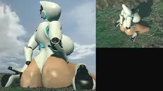 SFM Giantess Haydee Sit