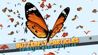 Butterfly Particles for Unity