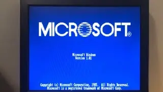 Windows 1.01 Startup