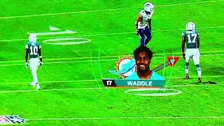 MIAMI DOLPHINS 🐬 TUA finds JAYLEN WADDEL just short GL #nfl #viralvideo