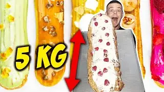 JE MANGE un ÉCLAIR GÉANT !! + 5 KG !