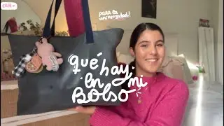 Qué hay en mi BOLSO de la UNIVERSIDAD 🎀🎓 || comunicación audiovisual
