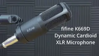 fifine K669D Dynamic Cardioid XLR Studio Microphone Test & Review
