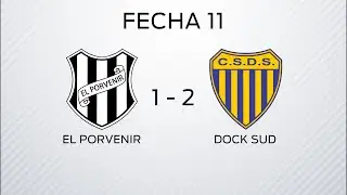 EL PORVENIR 1 DOCK SUD 2 - GOLES