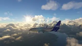 (MSFS) 737-700 Stormy Landing in Sandefjord, Norway [ENTO]