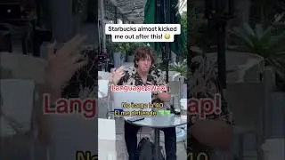 STARBUCKS ALMOST KICKED ME OUT! 👀