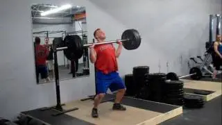 Cross fit Center Mass Strongman Seminar Axle Clean and Press 4