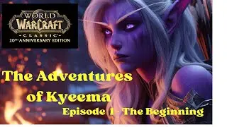 Kyeema Night Elf Hunter on the Classic Warcraft Anniversary Server  Episode 1 The Beginning