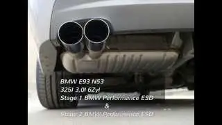 BMW E93 325i N53 Performance Supersprint Auspuff Exhaust Soundfile